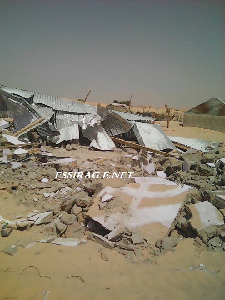 " جانب من عملية الهدم "