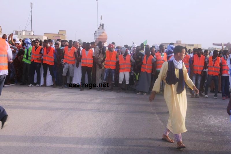 "لحظة انطلاق المسيرات من مدريد"