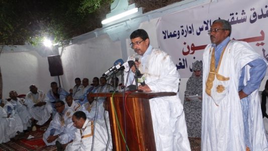 " ولد محّم خلال كلمته "
