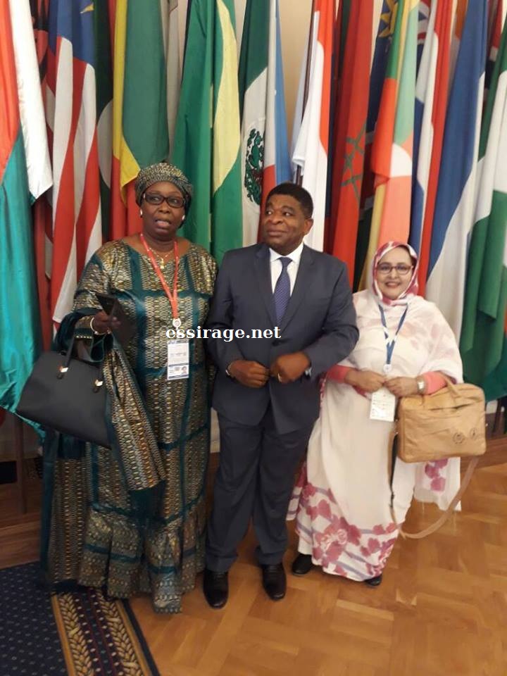 السالمة ومريم مع الامين العام للاتحاد الدولي للبرلمانيين