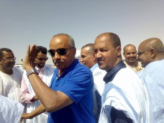 " ولد بايه اليوم فى مطار ازويرات "