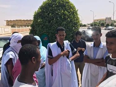 " ولد سيدي مولود خلال الزيارة "
