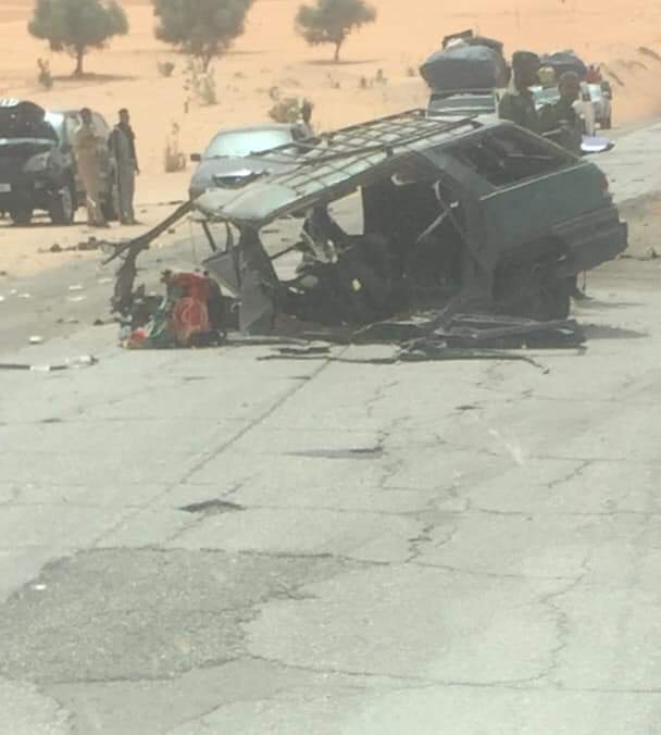 حادث غرب بتلميت خلف عدة قتلي 