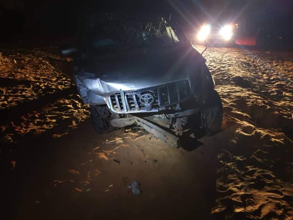 حادث سير على الطريق الجديد في المدينة قبل يومين