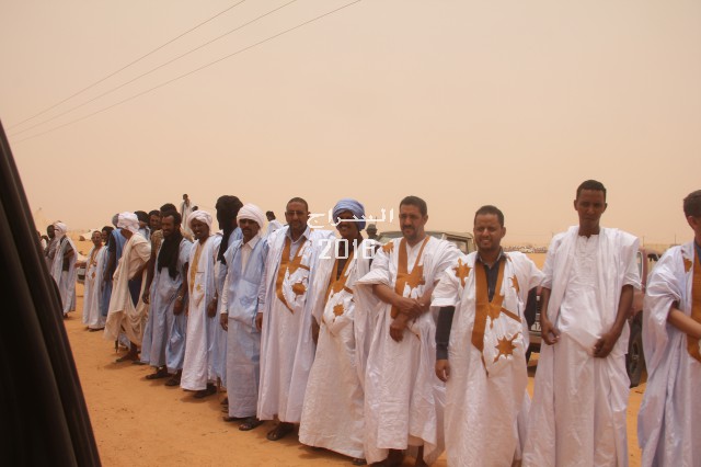  "جانب من الاستقبال "