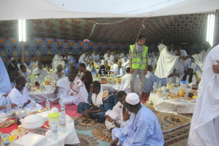 جانب من الحضور مساء اليوم 