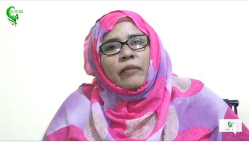 رئيسة المنظمة توت الطالب النافع 