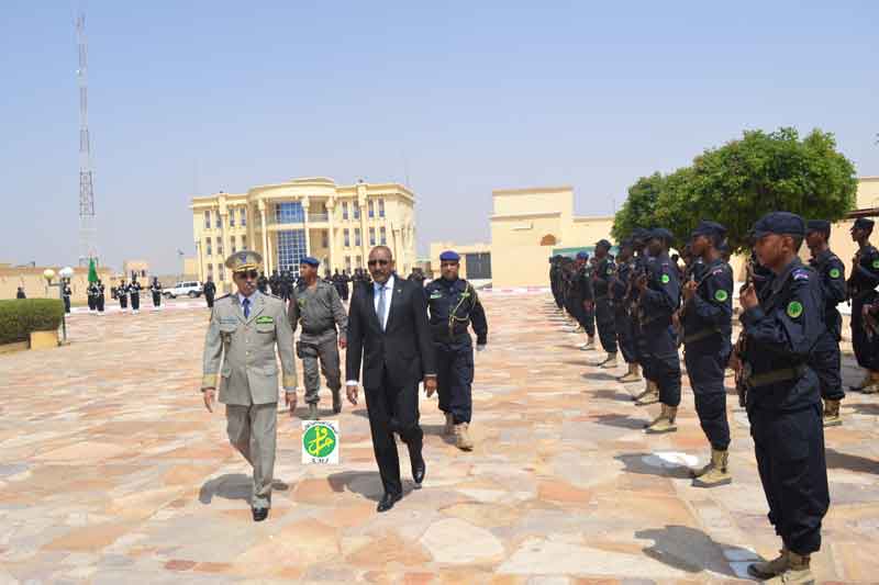 توديع وحدة الحرس الوطني المتوجه إلى ساحل العاج 