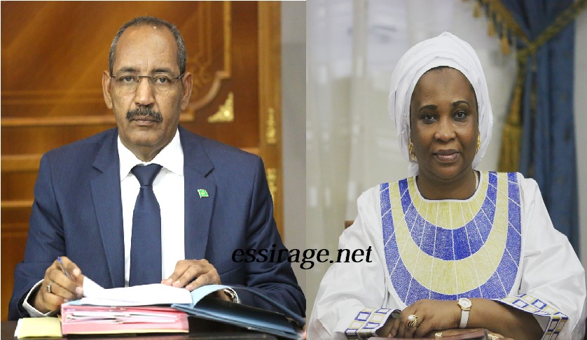 وزيرة الوظيفة العمومية ووزير الداخلية