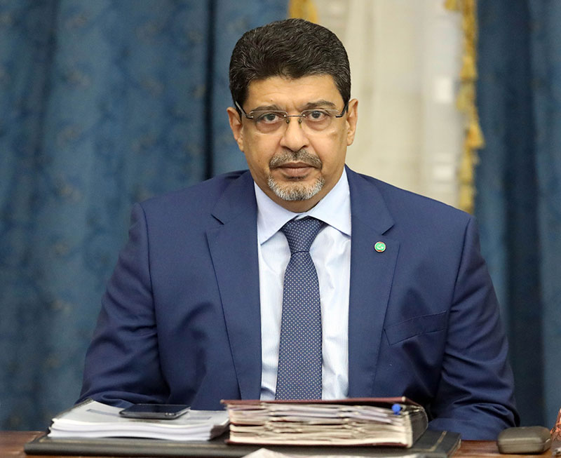 سيدي محمد ولد محم: رئيس حزب الاتحاد من أجل الجمهورية.