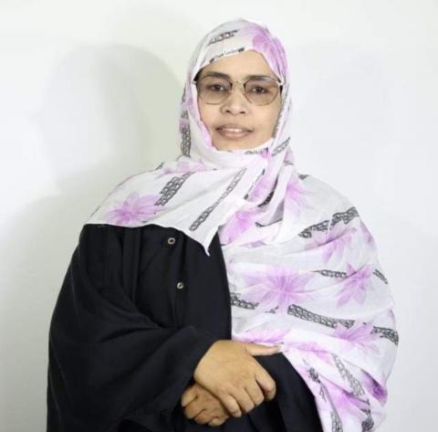 عزيزة بنت جدو نائب مدينة نواذيبو عن حزب تواصل المعارض
