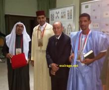 المشارك باسم موريتانيا في معرض أكادير الدولي للطوابع البريدية عبد اللطيف سيد محمد (السراج)