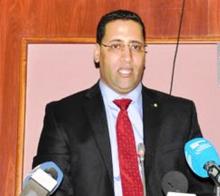  وزير الاقتصاد والمالية الموريتاني المختار ولد اجاي
