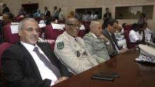 الجنرال محمد ولد مكت نام خلال الحفل 