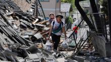 ارتفاع عدد ضحايا زلزالي اليابان إلى 41 قتيلاً