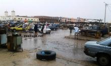 خلال نزول المطر في وقت سابق
