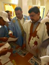 ولد محم خلال زيارته الميدانية 