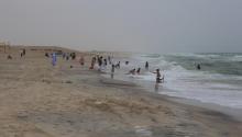 صورة من الشاطئ الموريتانى