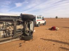 أول حادث سير خلال هذه السنة 