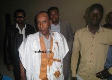جانب من زيارة مدير المعهد الوطني للموسيقى والفنون الجميلة وفنيات العرض لمقر فرقة شروق المسرحية (السراج)