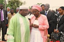 الرئيس الغابوني علي بونغو وأخته باسكالين بونغو